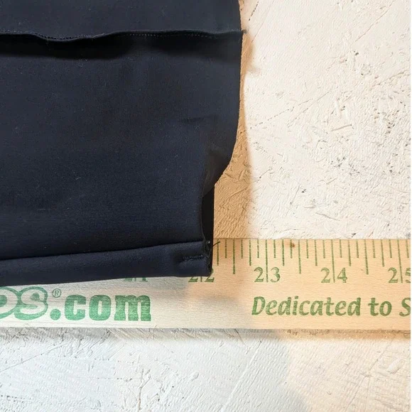 Athleta Black Wide Leg Cropped Pants –‎ Women's Size 12 Career Casual READ - Picture 3 of 8